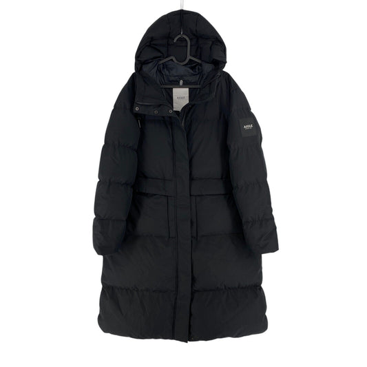 RRP €730 AIGLE Women Black GORE-TEX Hooded Down Jacket Size EU 42 UK 14 US 12