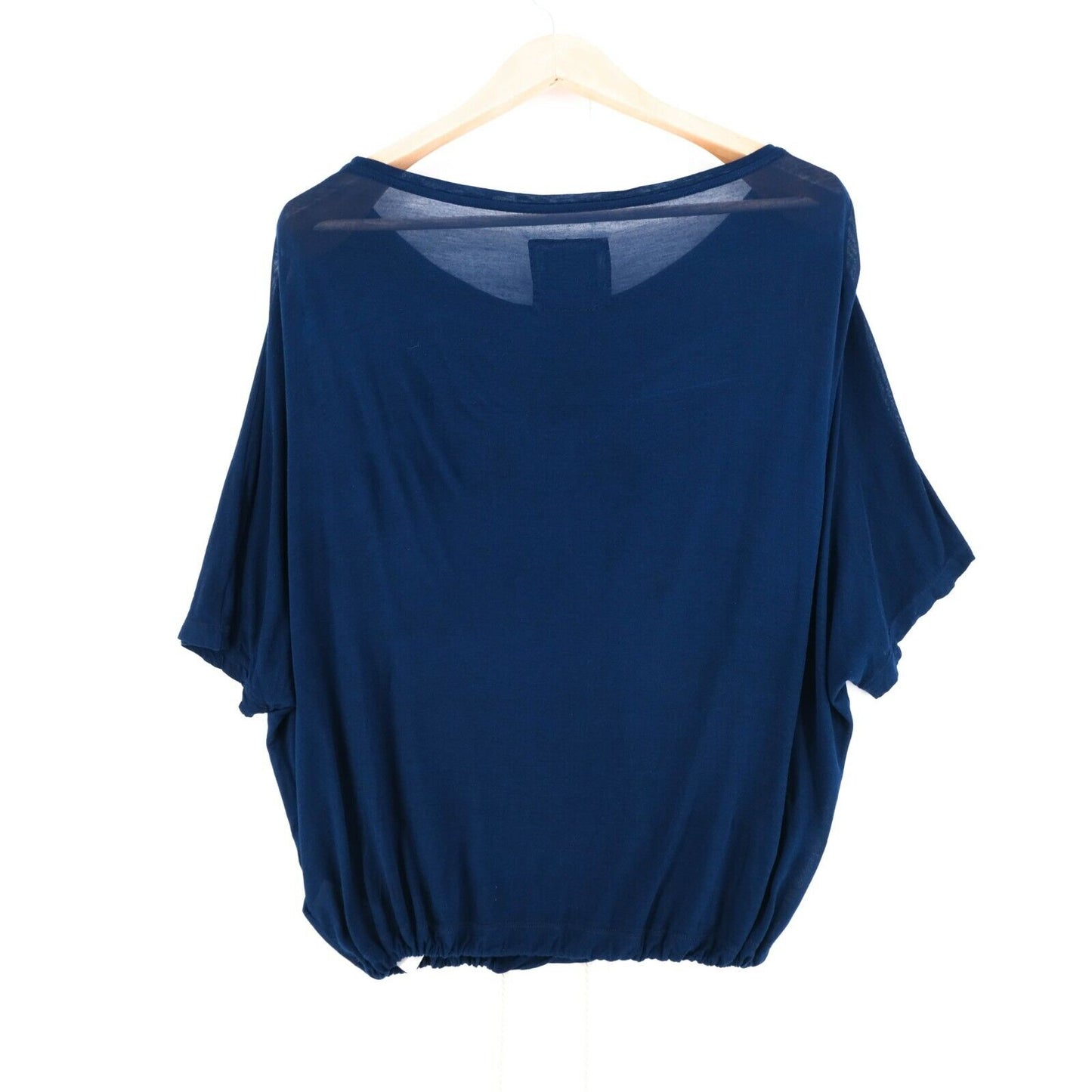 LA MARTINA Blue Crew Neck Loose Fit Top T Shirt Size 1 - S