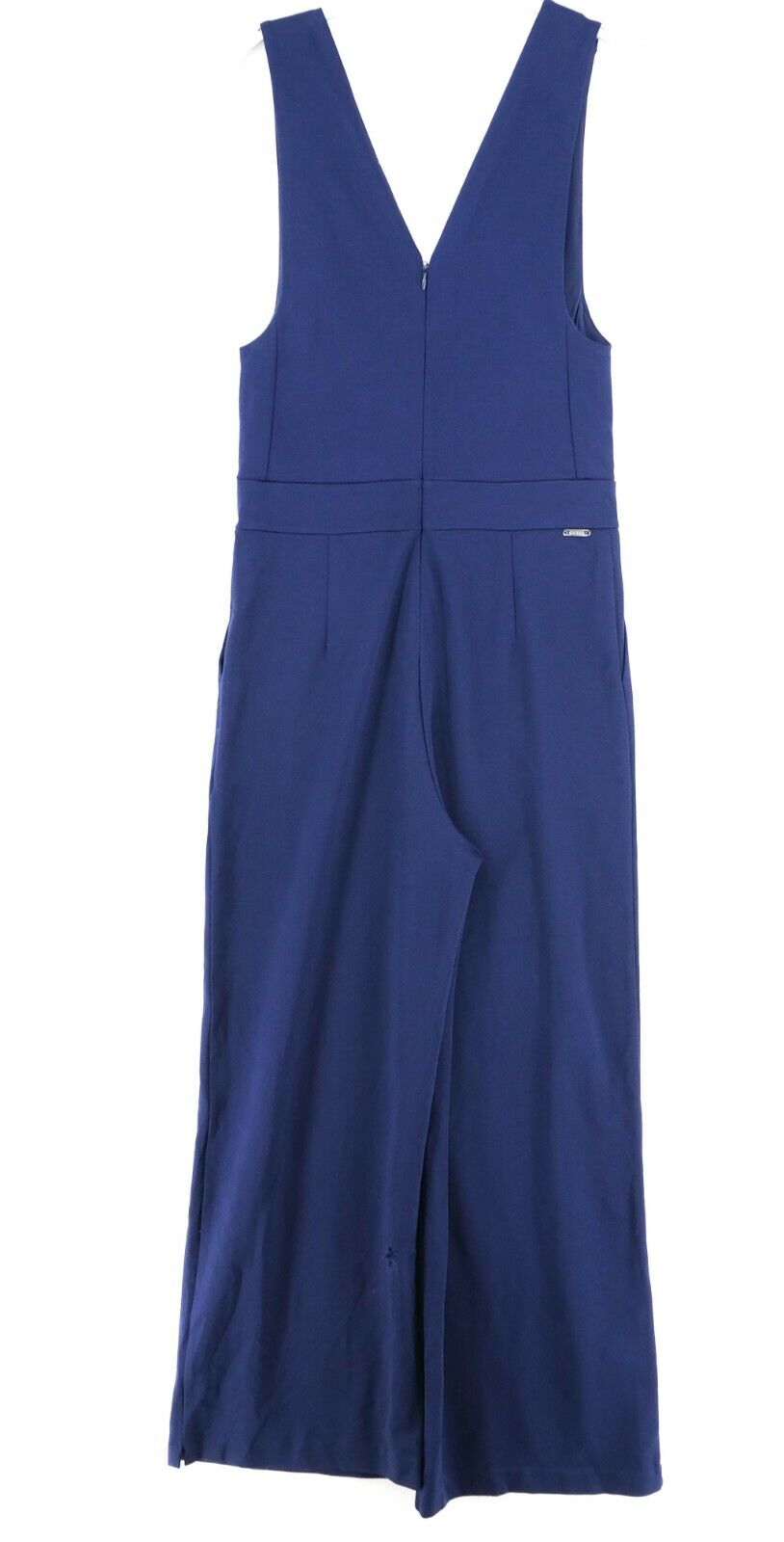 GUESS Navy Blue Wide Leg V Neck Sleeveless Jumpsuit Size S