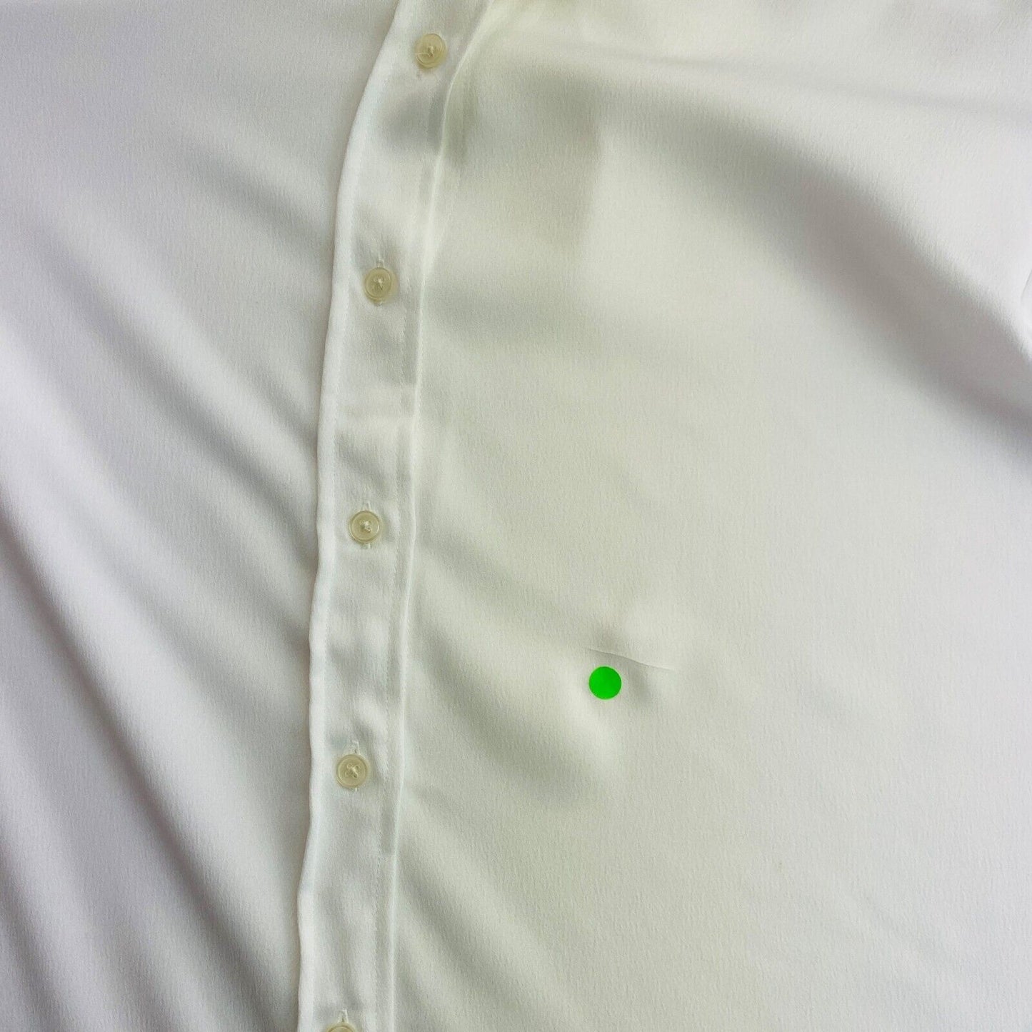 GANT White Plisse Sleeve Shirt Size EU 38 UK 12 US 8