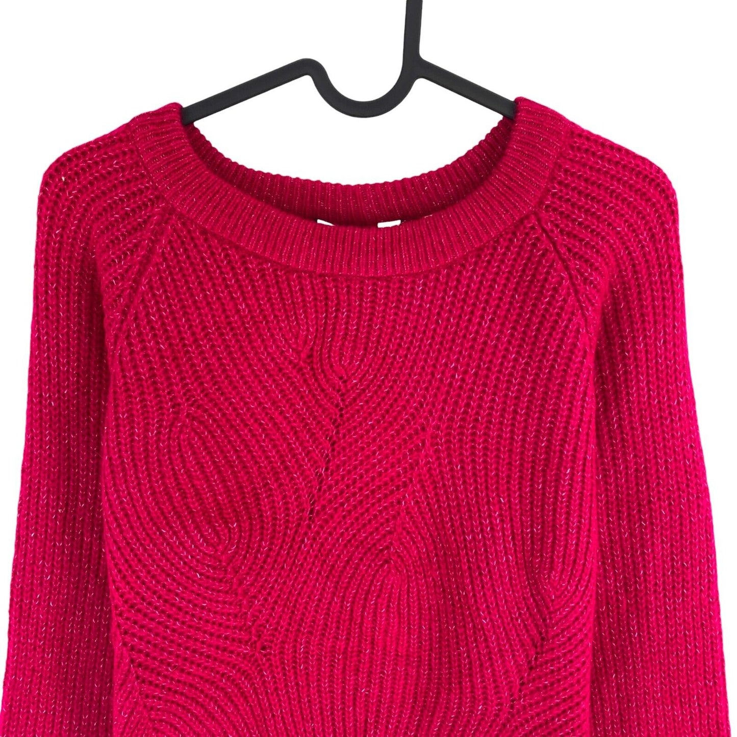 NAF NAF Women Pink Crew Neck Jumper Sweater Size M