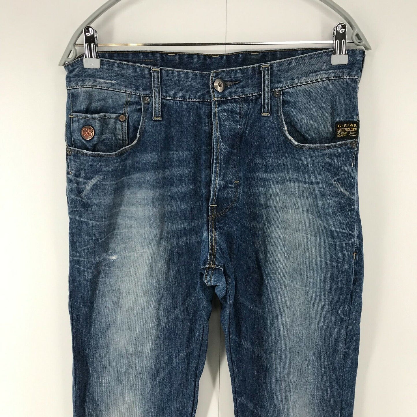 G-STAR RAW HELLER Blue Slim Tapered Fit Jeans W31 L32