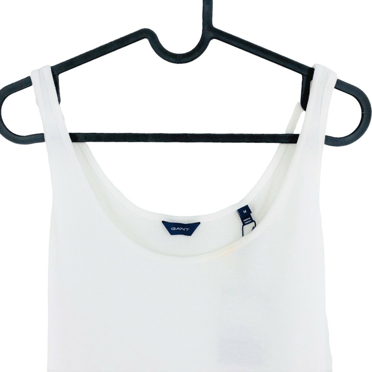 GANT White Rib Tank Top Size M