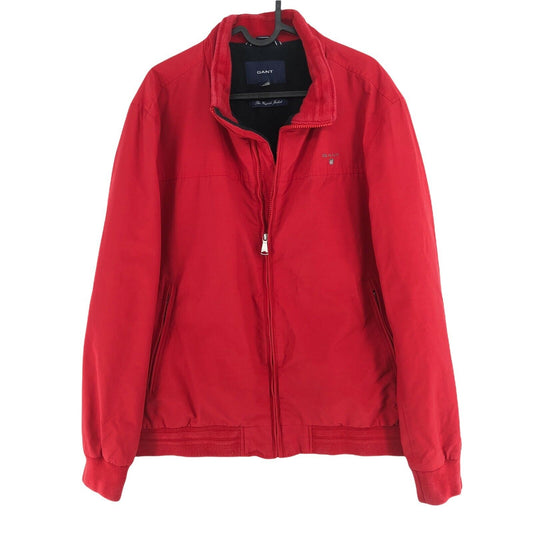 GANT Rouge The Way Side Bomber Jacket Manteau Taille L