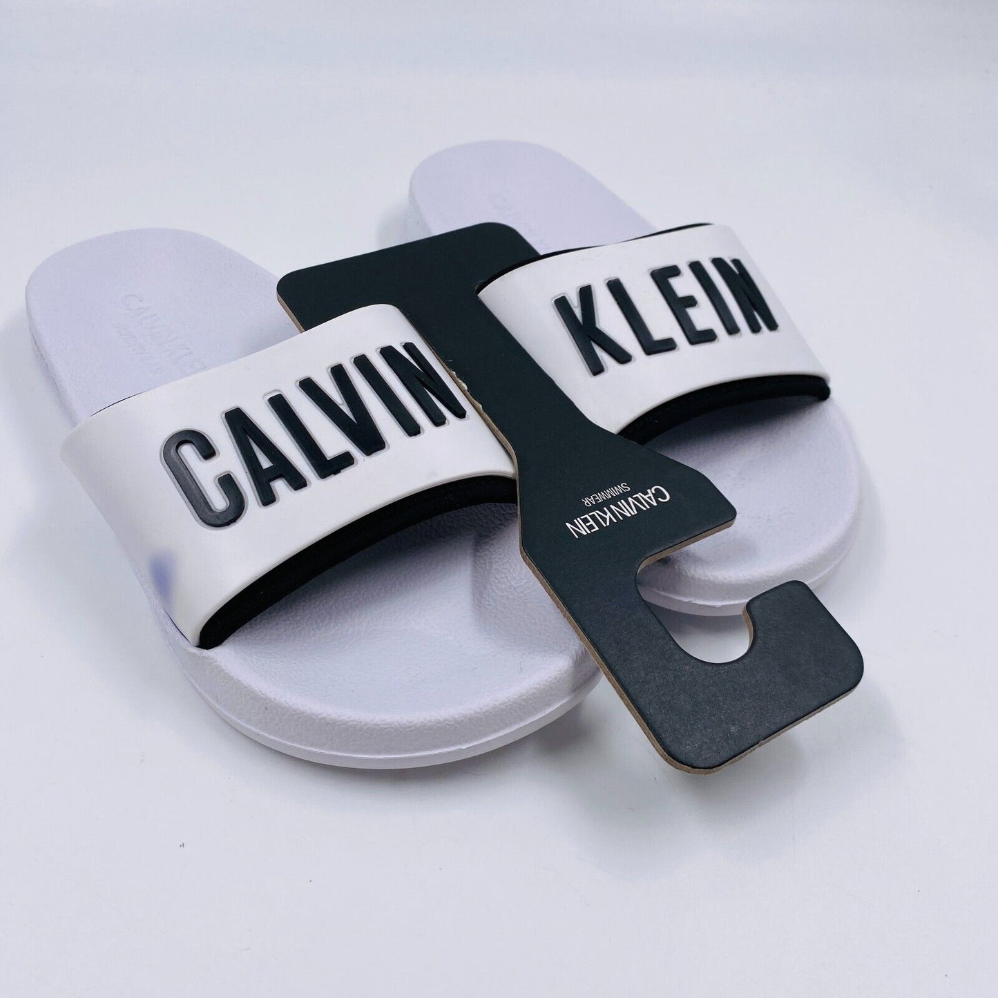 Calvin Klein Beachwear Women White Sandals EUR 35 / 36 US 5 / 6 UK 2.5 / 3.5