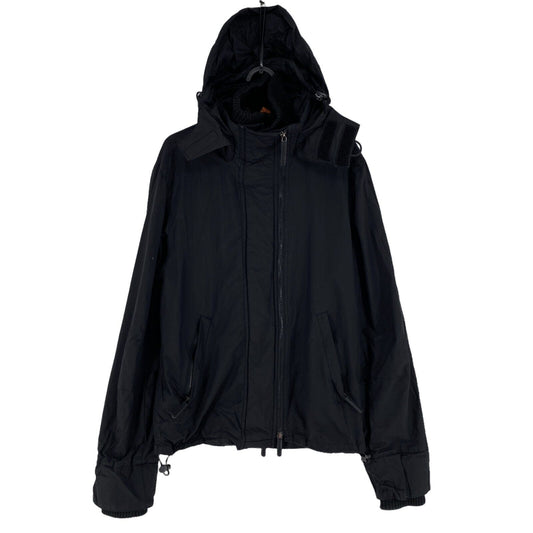 SUPERDRY The Windcheater Black Hooded Jacket Size S