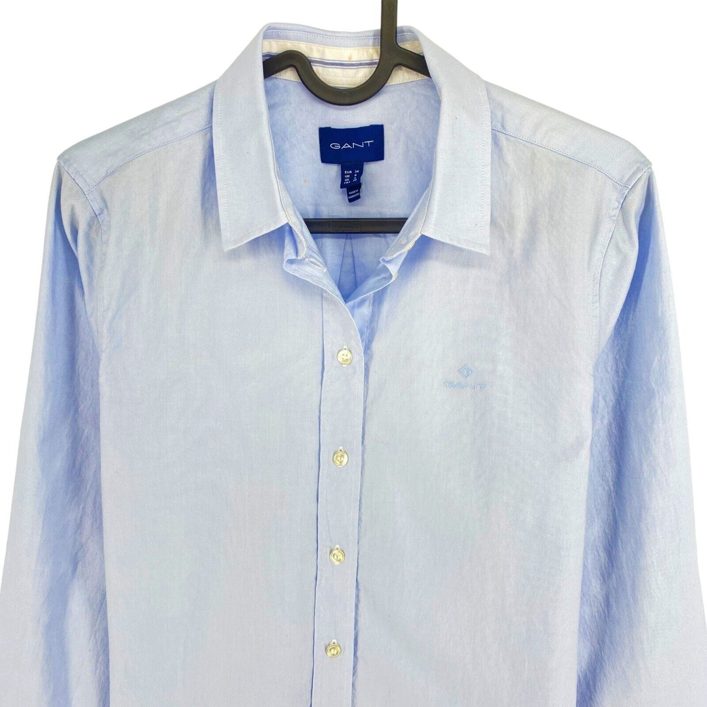 GANT Blue Oxford Regular Shirt Size EU 34 UK 6 US 4