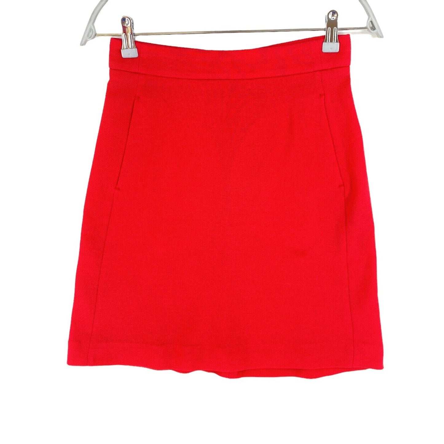 GANT Red Jersey Pique A Line Skirt Size EU 34 42 UK 6 14 US 4 12