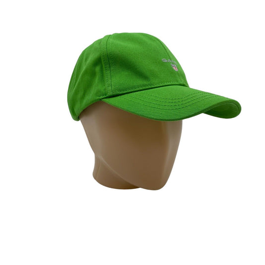 GANT Mens Green Cotton Logo Baseball Twill Cap Hat One Size