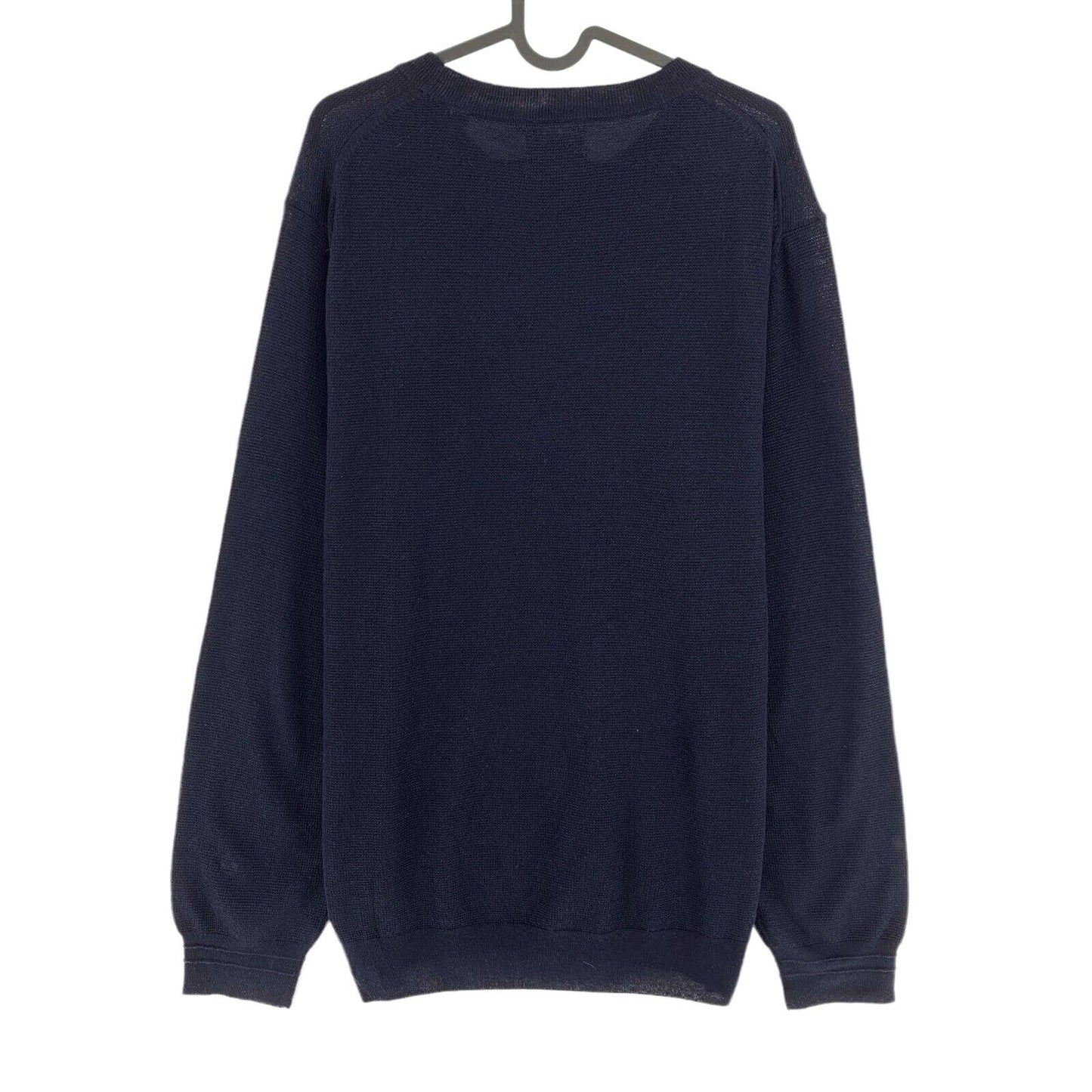 GANT Navy Blue Pure Prep Crew Neck Jumper Sweater Size XL