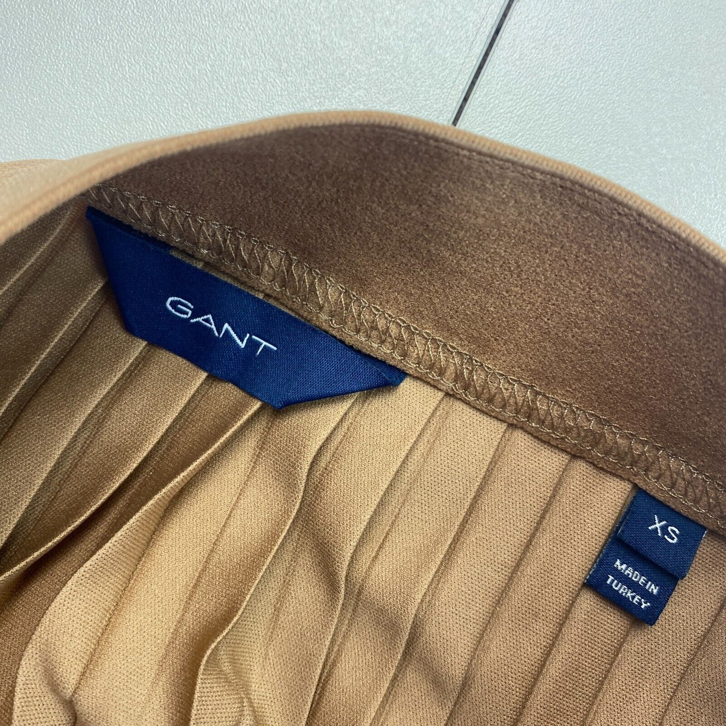 GANT Brown Pleated Skirt Size XS