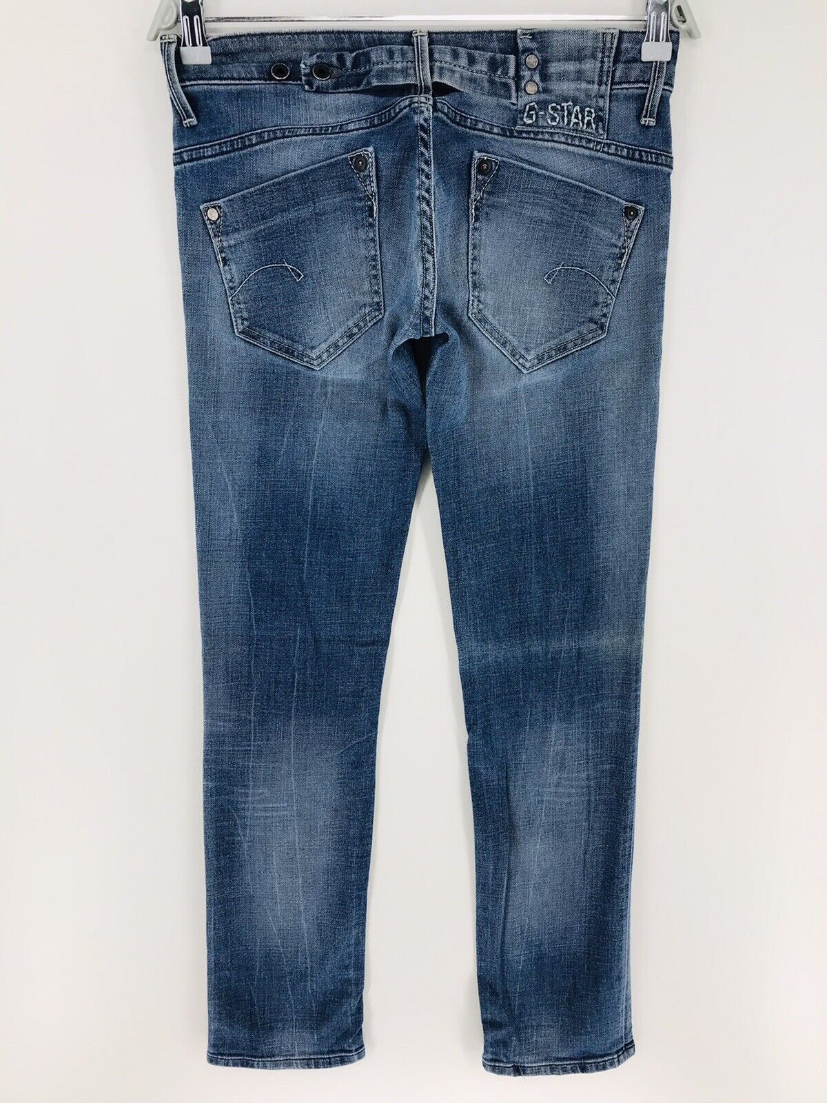 G-Star MIDGE Damen Jeans, Stretch, normale Passform, Blau, Größe W27 L34