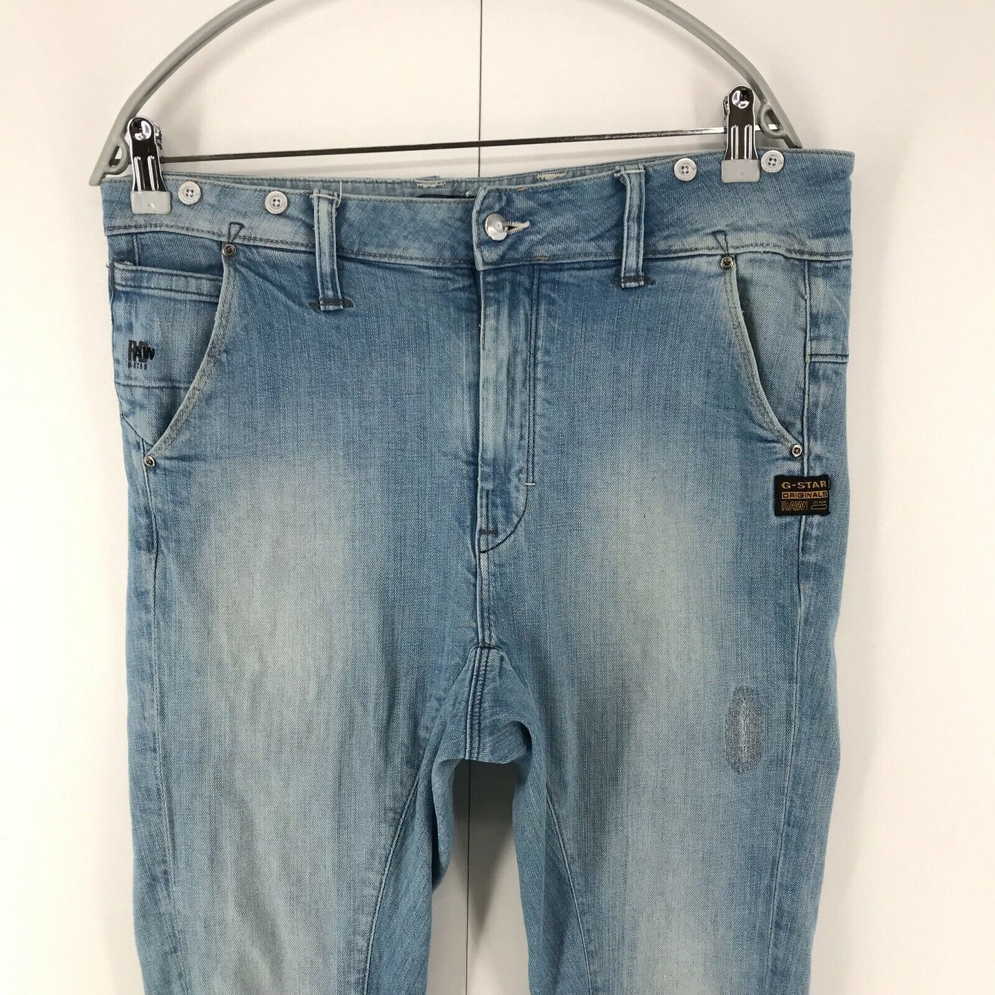 G-STAR RAW MELT GS Femme Bleu Regular Tapered Fit Jeans Taille W30 L32