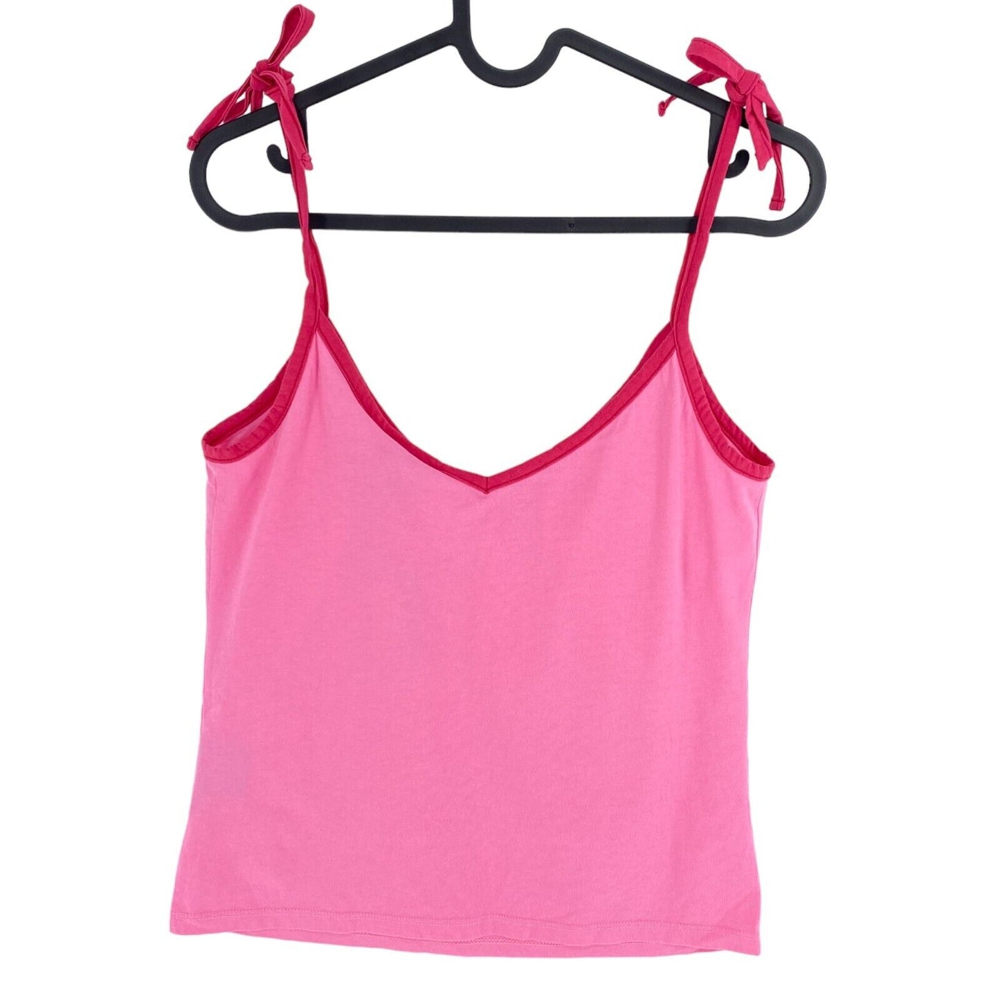 GANT Pink Surf Logo V Neck Tank Top Size S