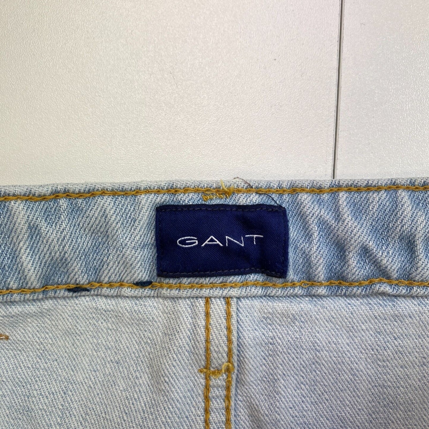 GANT Light Blue High Waist Straight Authentic Jeans Size W27