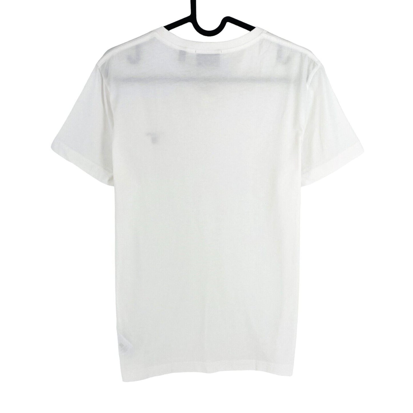 GANT Men White Original Slim Fit V Neck Short Sleeve T Shirt Size S