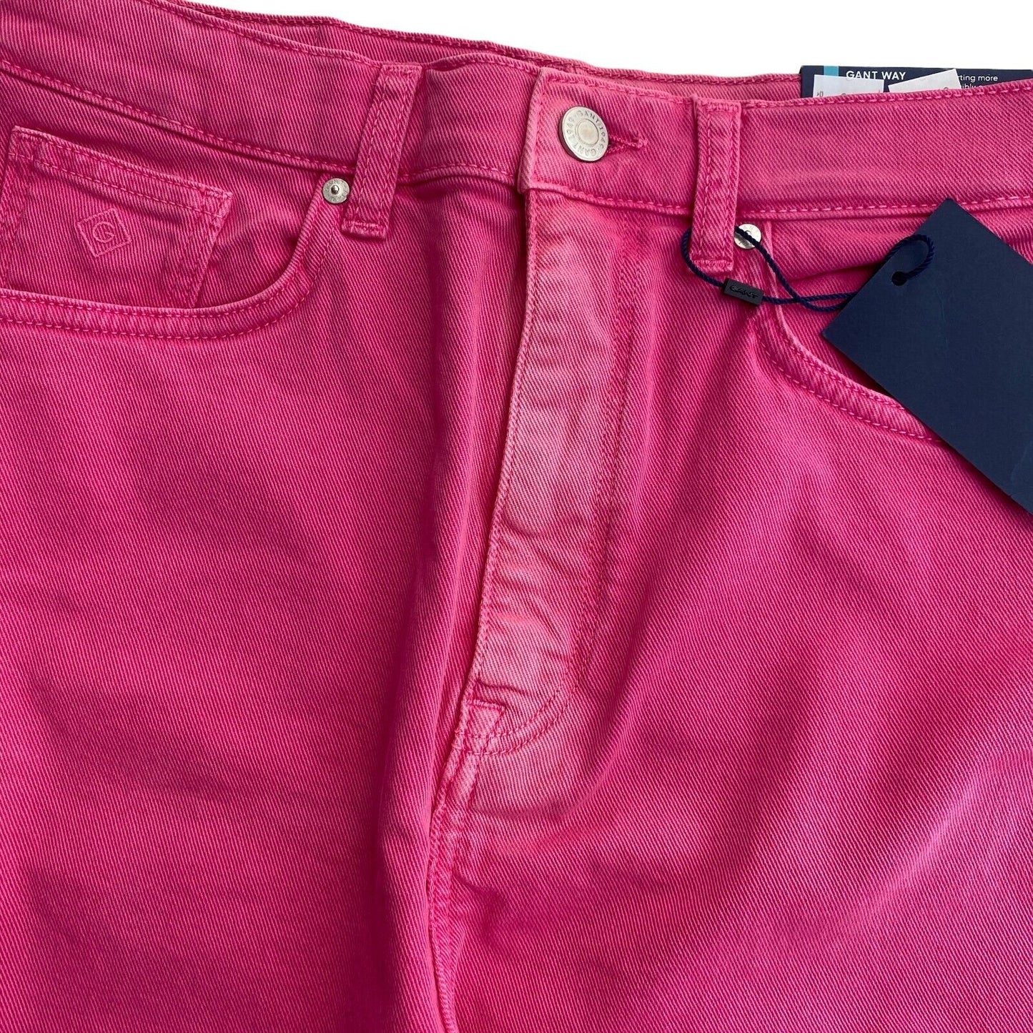 GANT Pink Color 5 PKT Denim Shorts Size W29