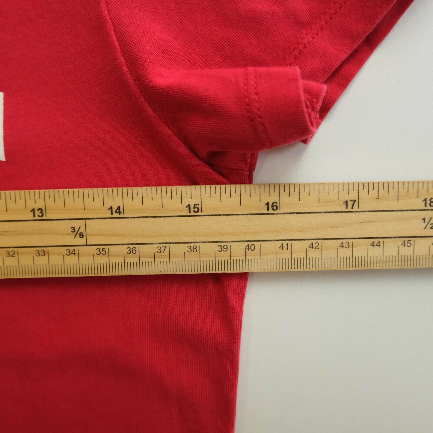 GANT T-Shirt mit Rundhalsausschnitt und großem Logo, Rot, Größe XS