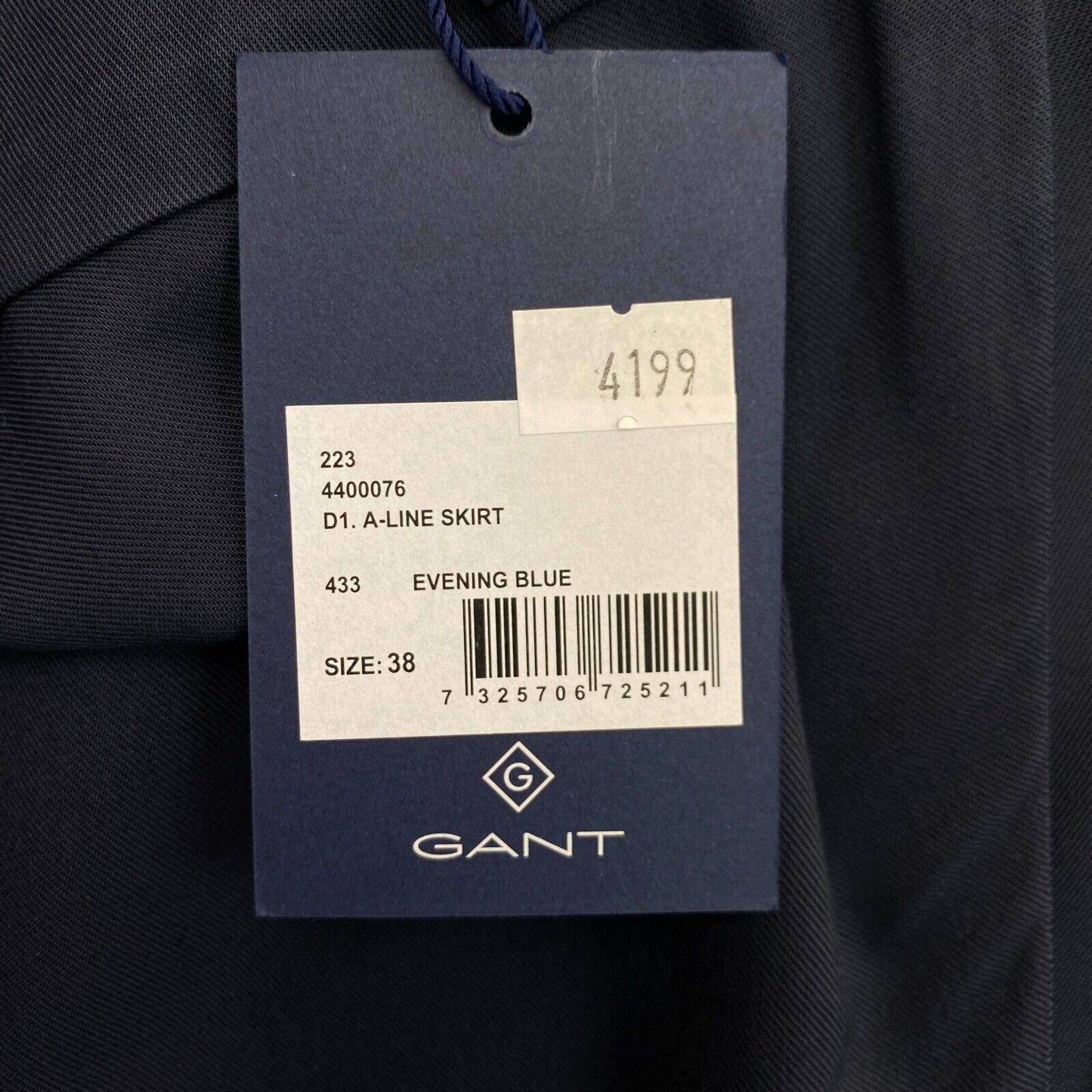 GANT Navy Blue A Line Skirt Size EU 38 UK 10 US 8