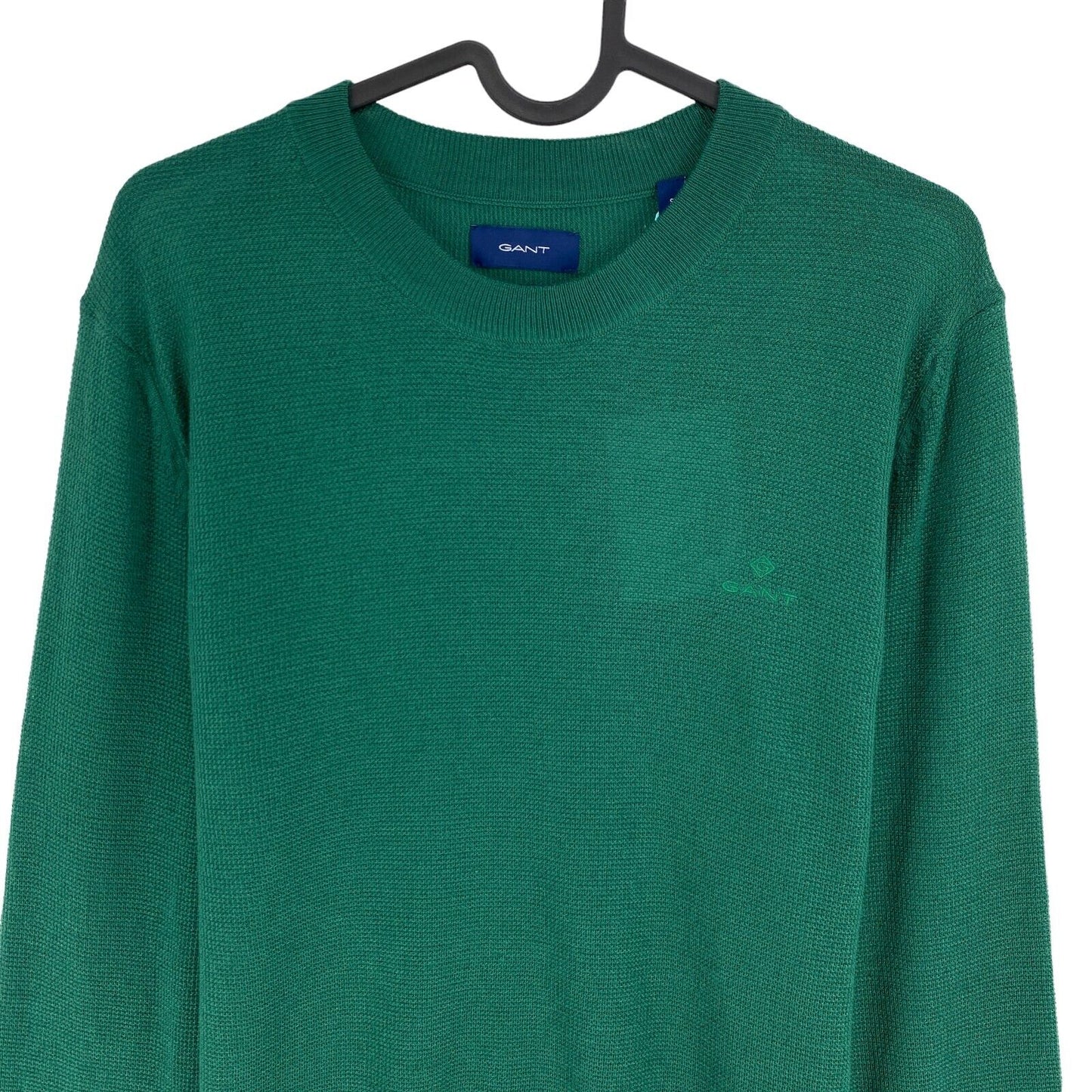 GANT Green Pure Prep Crew Neck Sweater Pullover Size S