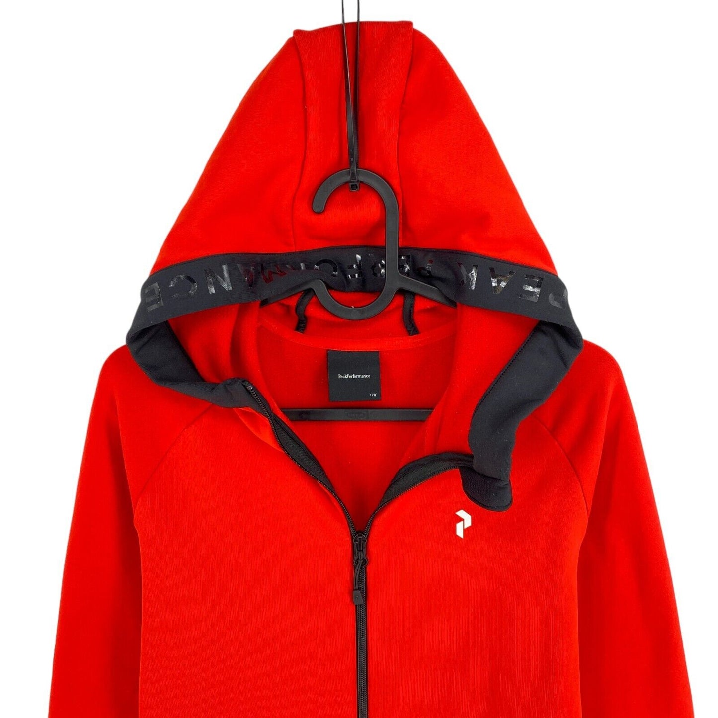 Peak Performance Junior Red Rider Zip Hoodie Jacket Size 170 cm