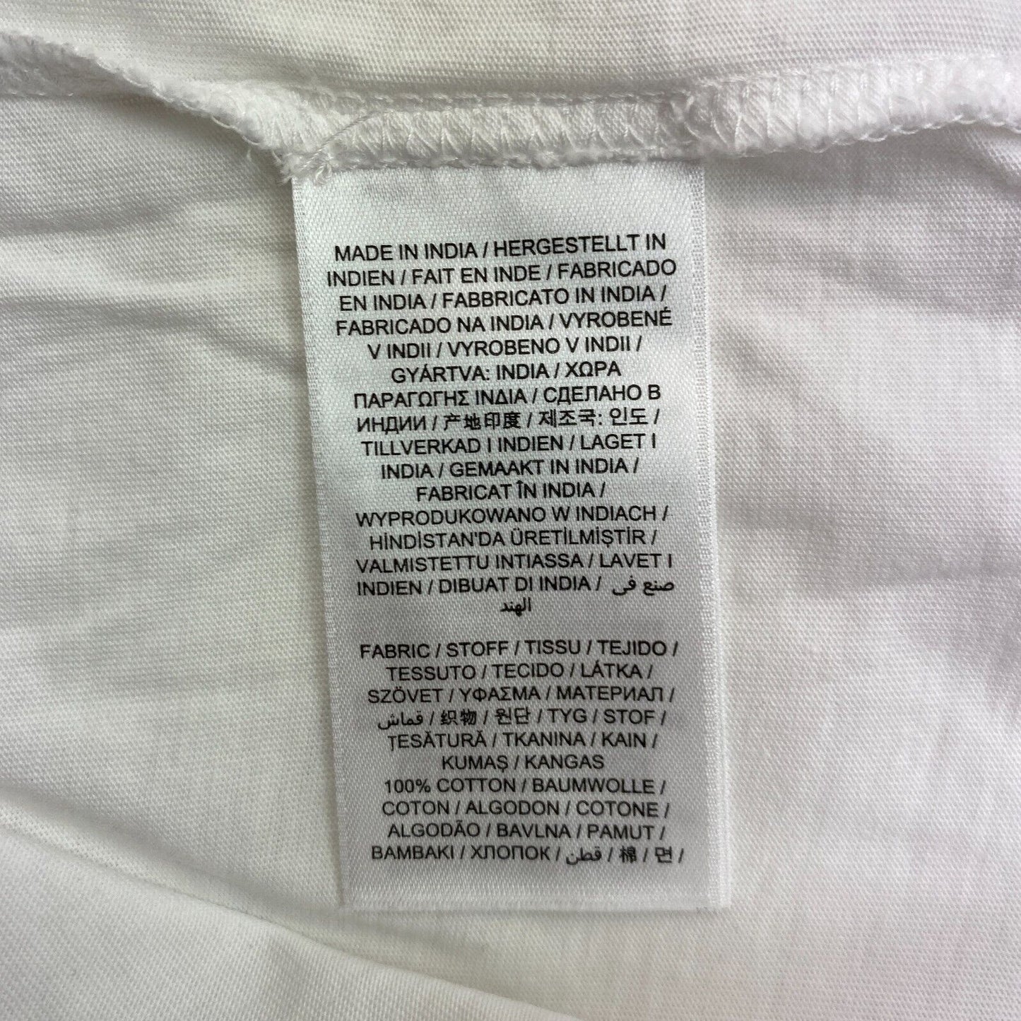 GANT T-shirt à manches courtes et col rond blanc Original taille M