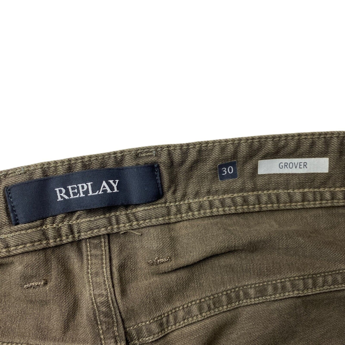 Replay GROVER Brown Slim Straight Fit Jeans W30 L34