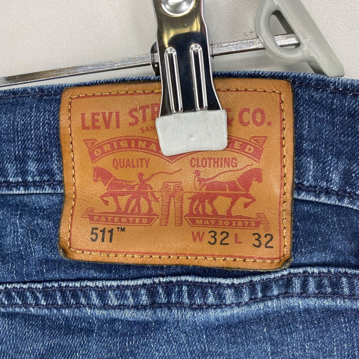 Levi's 511 Blue Stretch Slim Fit Jeans Size W32 L32