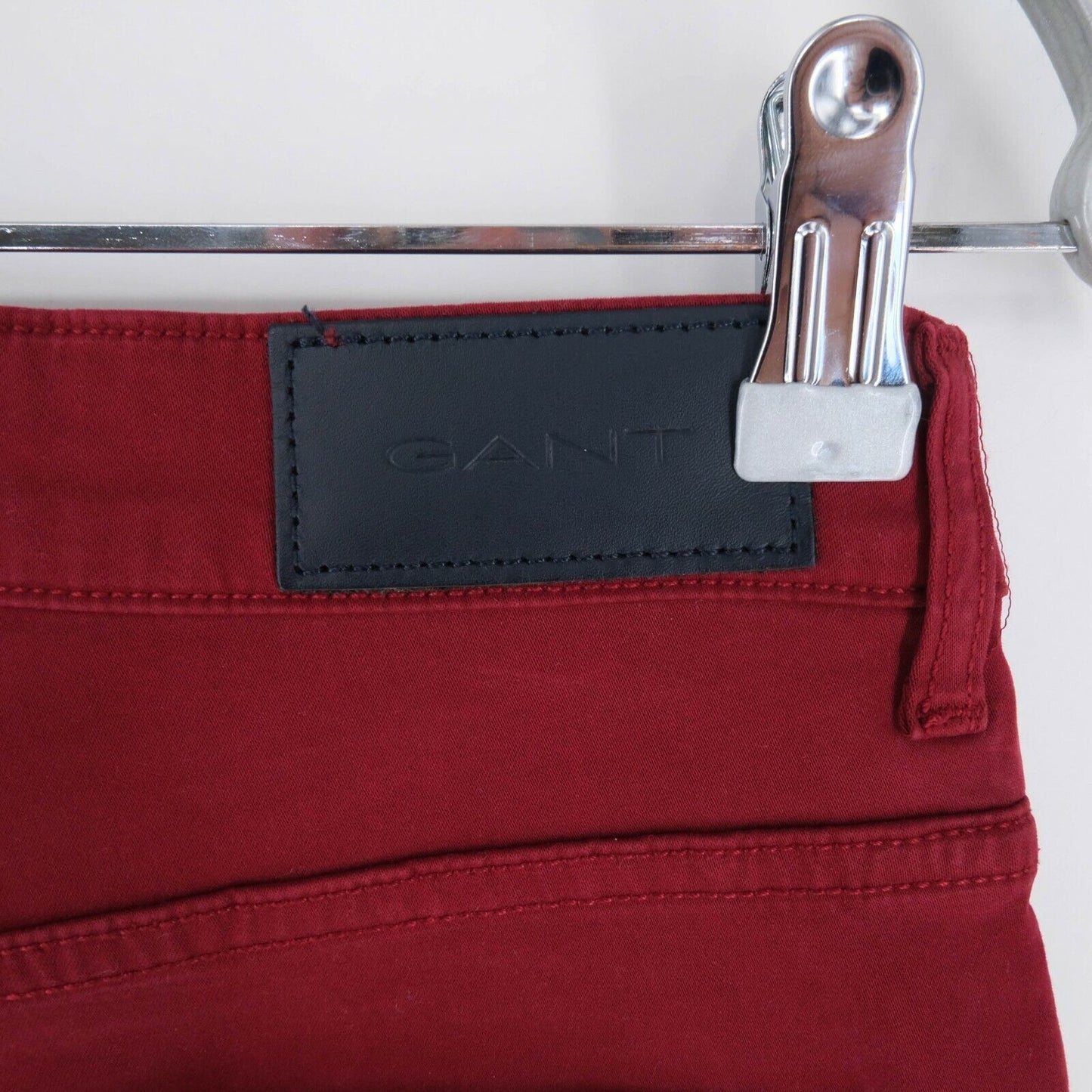 GANT Red Skinny Satin Jeans Size W31 L32