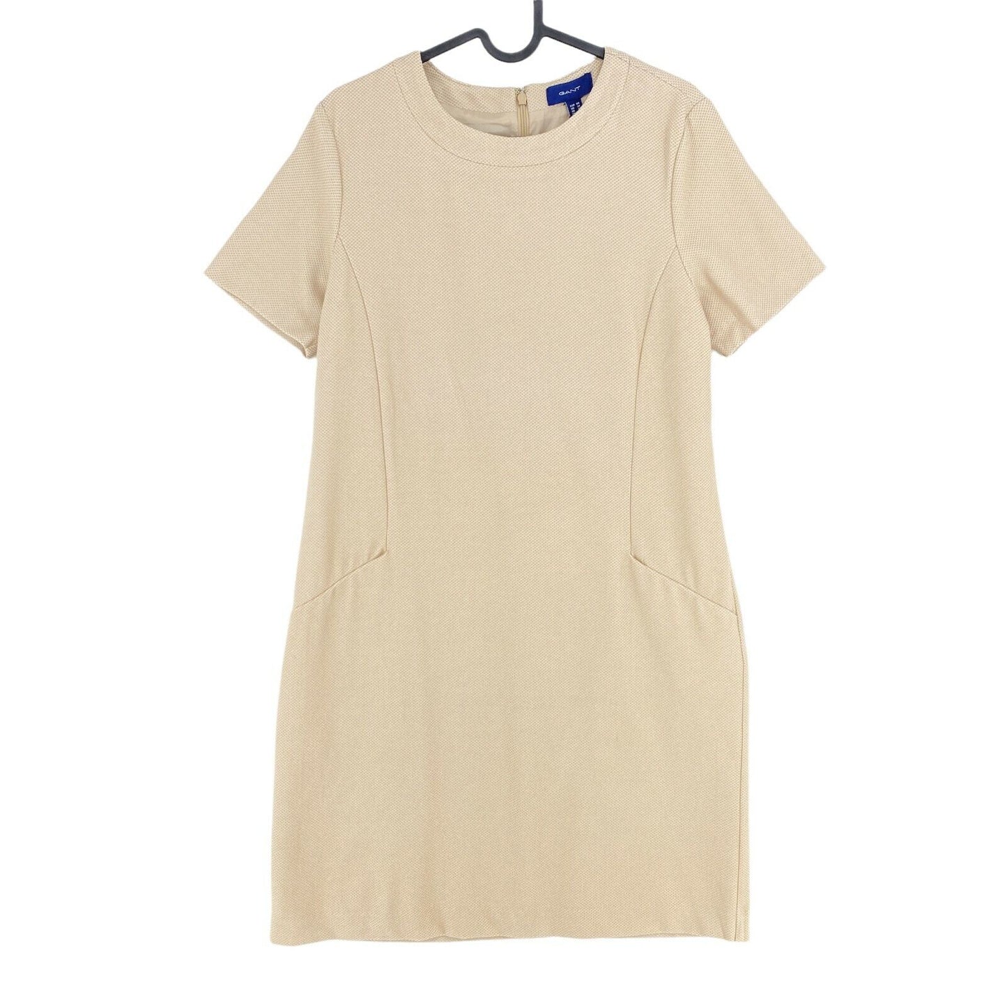 GANT Light Brown Jersey Pique Shift Dress Size EU 40 UK 14 US 10