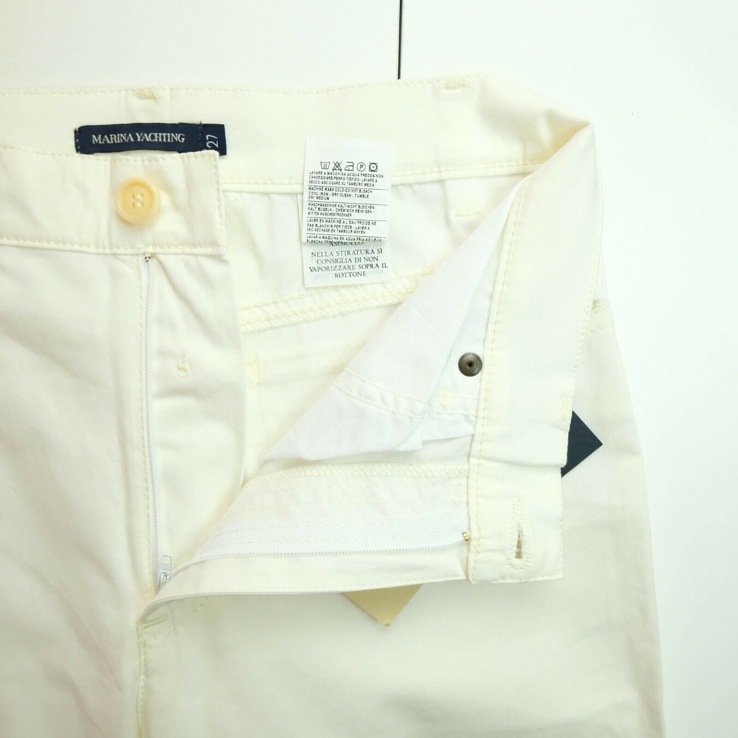 MARINA YACHTING White Straight Jeans Size 27 31