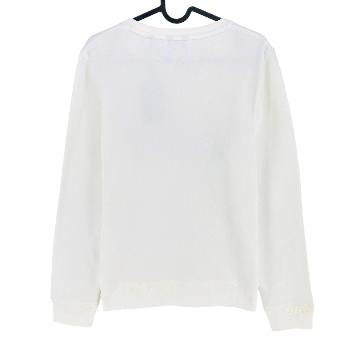 GANT White Logo Crew Neck Sweater Jumper Size M