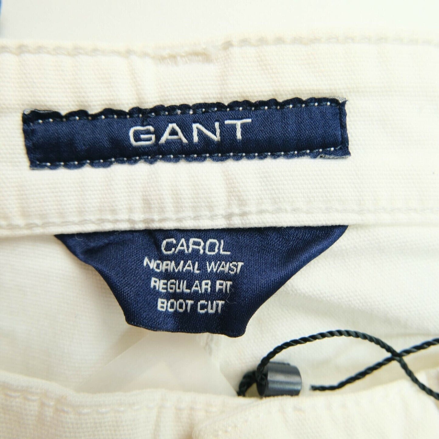 GANT CAROL Women White Regular Bootcut Fit Cropped Jeans Size W27