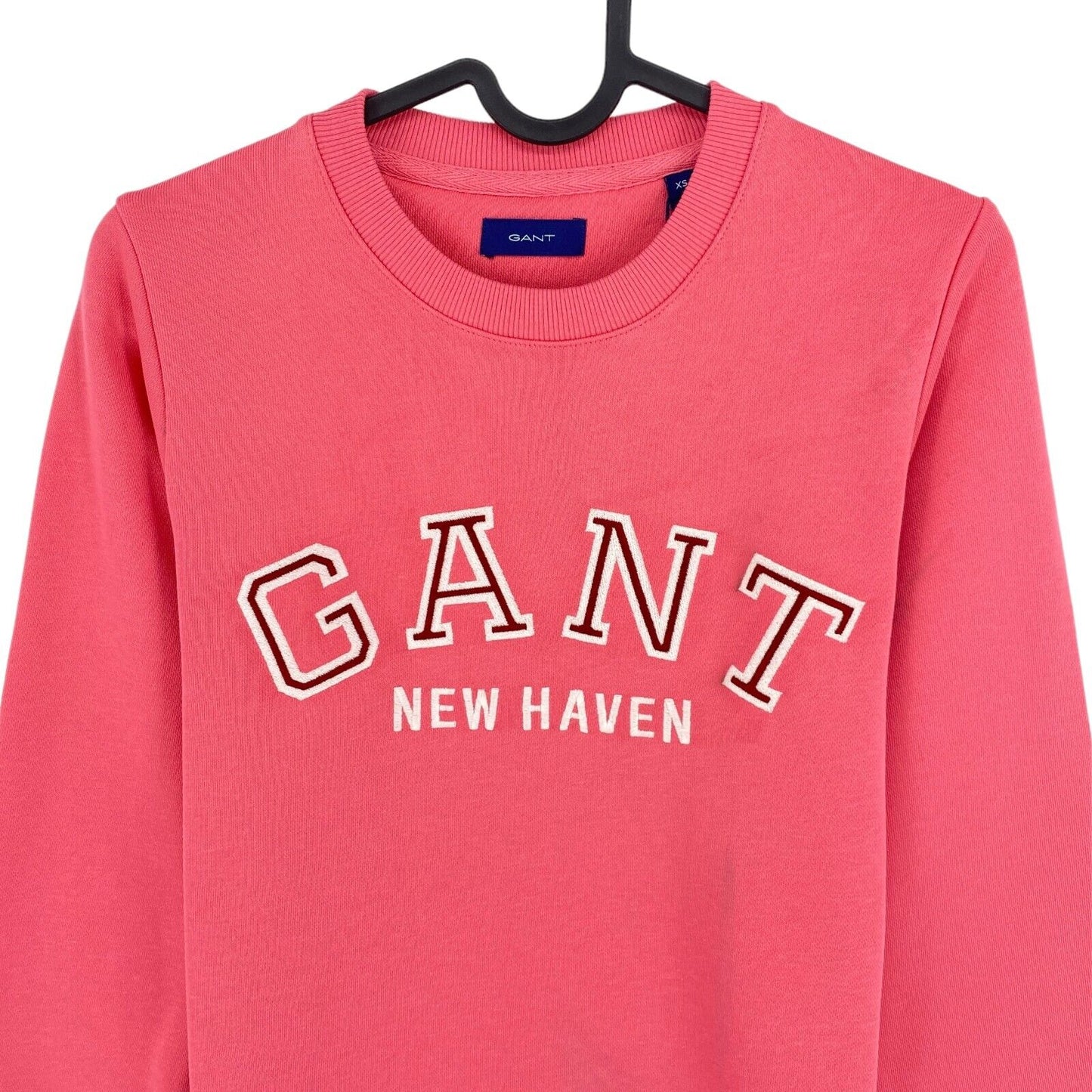 GANT Pink Graphic Crew Neck Sweater Pullover Size XS