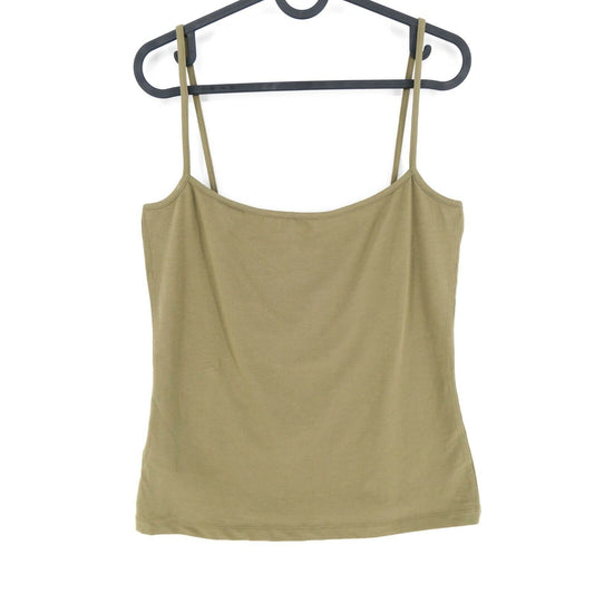 STEFANEL Grünes Tank Top T-Shirt Bluse Größe XL