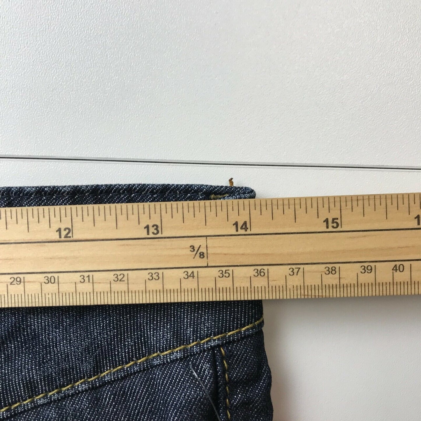 LEMMI Damen Jeans in Dunkelblau, Regular Straight Fit, Größe W28