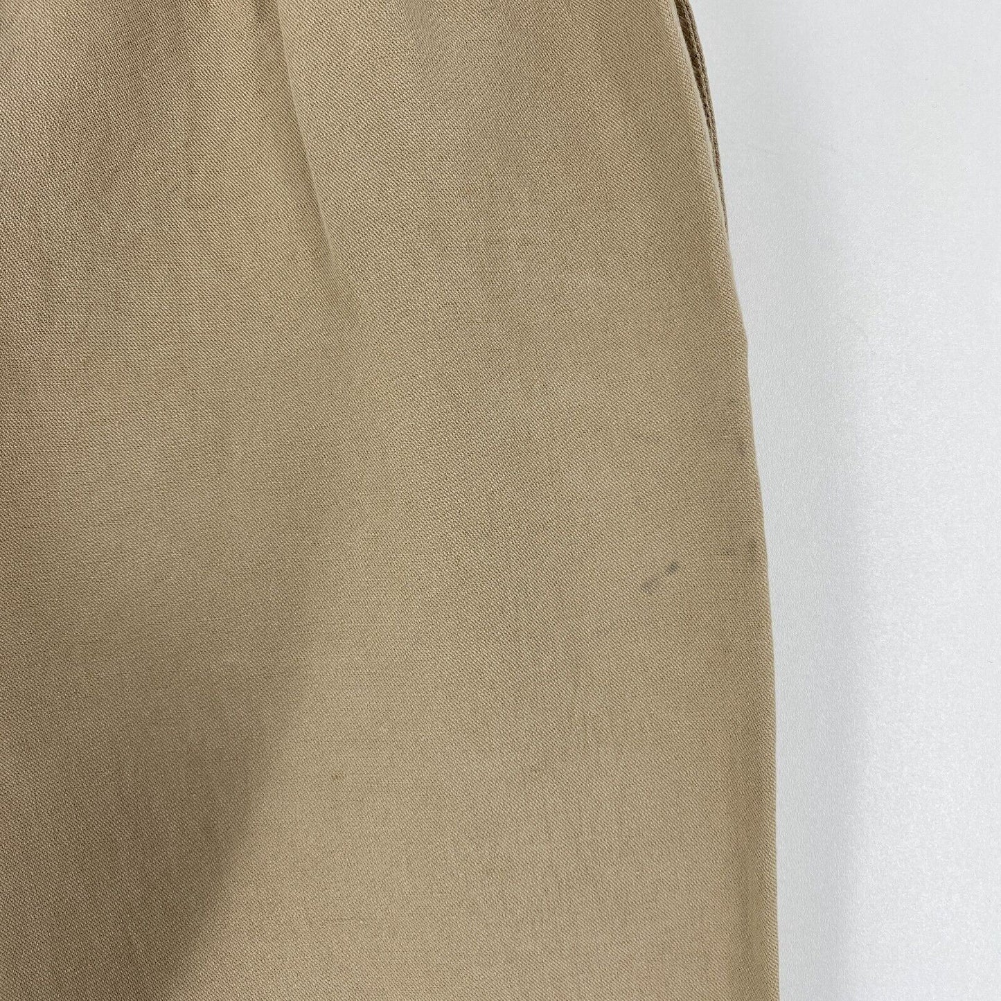 GANT Femme Beige Pantalon large décontracté en lin mélangé EUR 34 UK 8 US 4