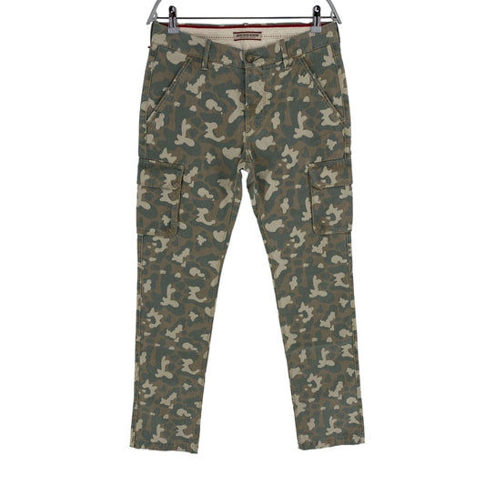 Jacob Cohen Men IKE Green Camo Cargo Pants Trousers Size W30 L34 Made In Italy