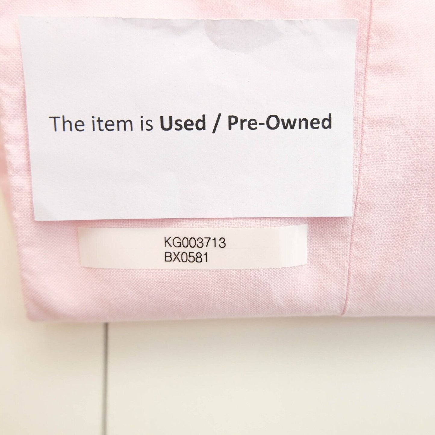 GANT Pink Logo Short Sleeves Shirt Size EU 36 UK 10 US 6