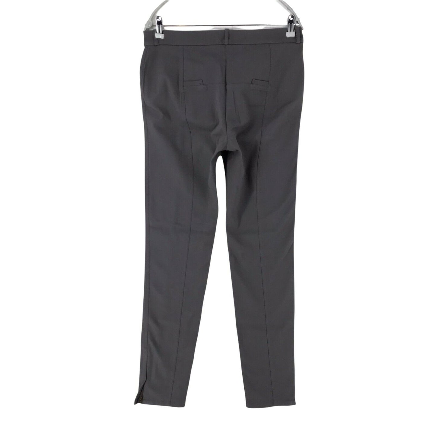 RRP €160 Sita Murt Women Grey Regular Tapered Fit Trousers Size 46 / W32