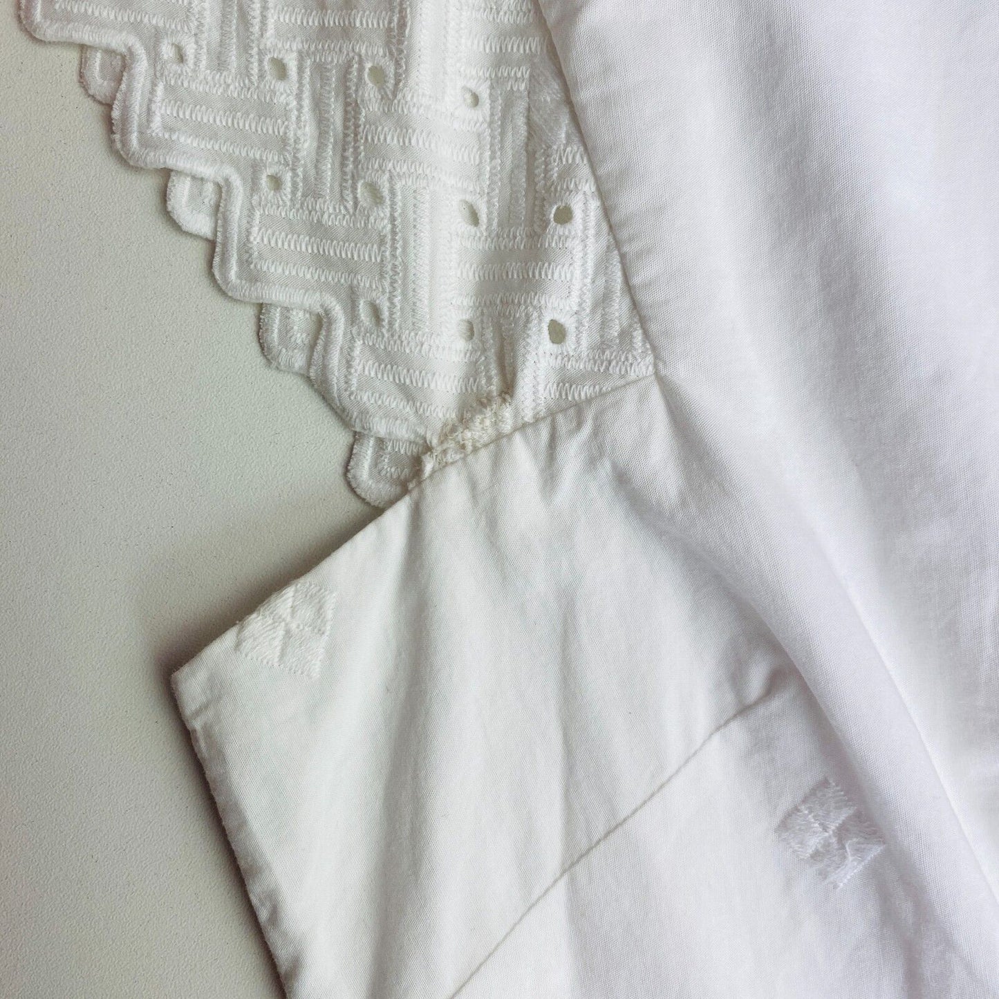 GANT White Broderie Anglaise Dress Size EU 36 UK 10 US 6