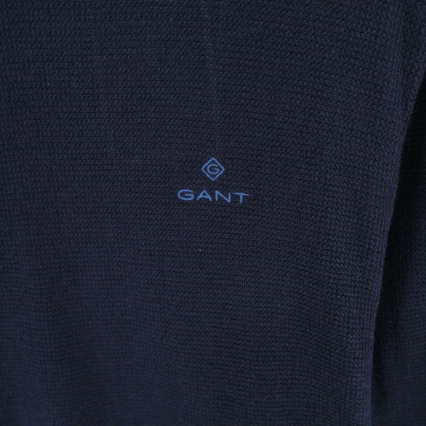 GANT Marineblauer Pullover mit Rundhalsausschnitt, Pure Prep, Größe S