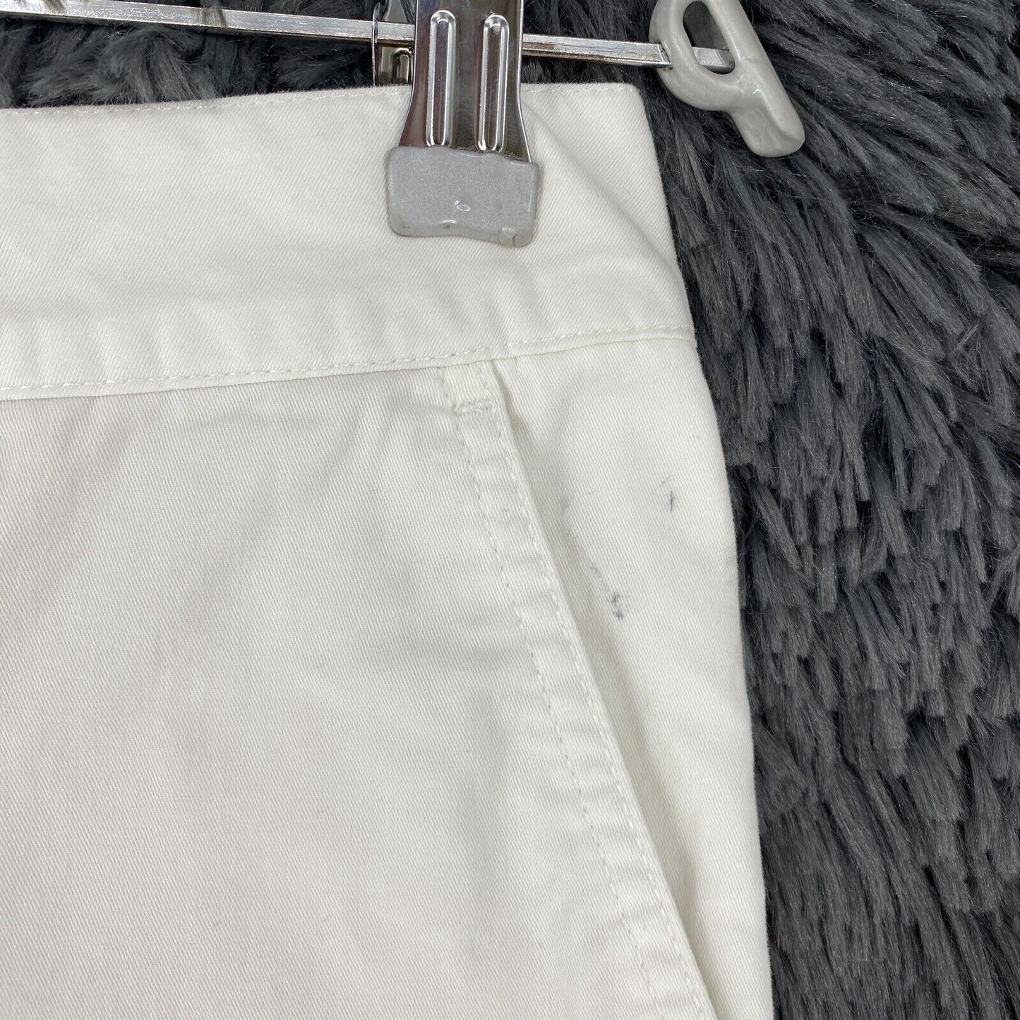 GANT Women White Slim Straight Fit Chino Trousers Size EUR 42 UK 14 US 12 W32