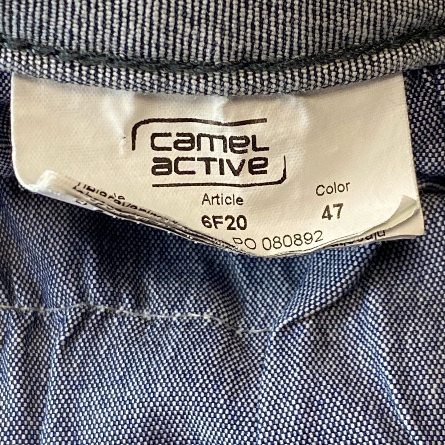 Camel Active femmes bleu foncé taille moyenne coupe droite régulière W29 L32