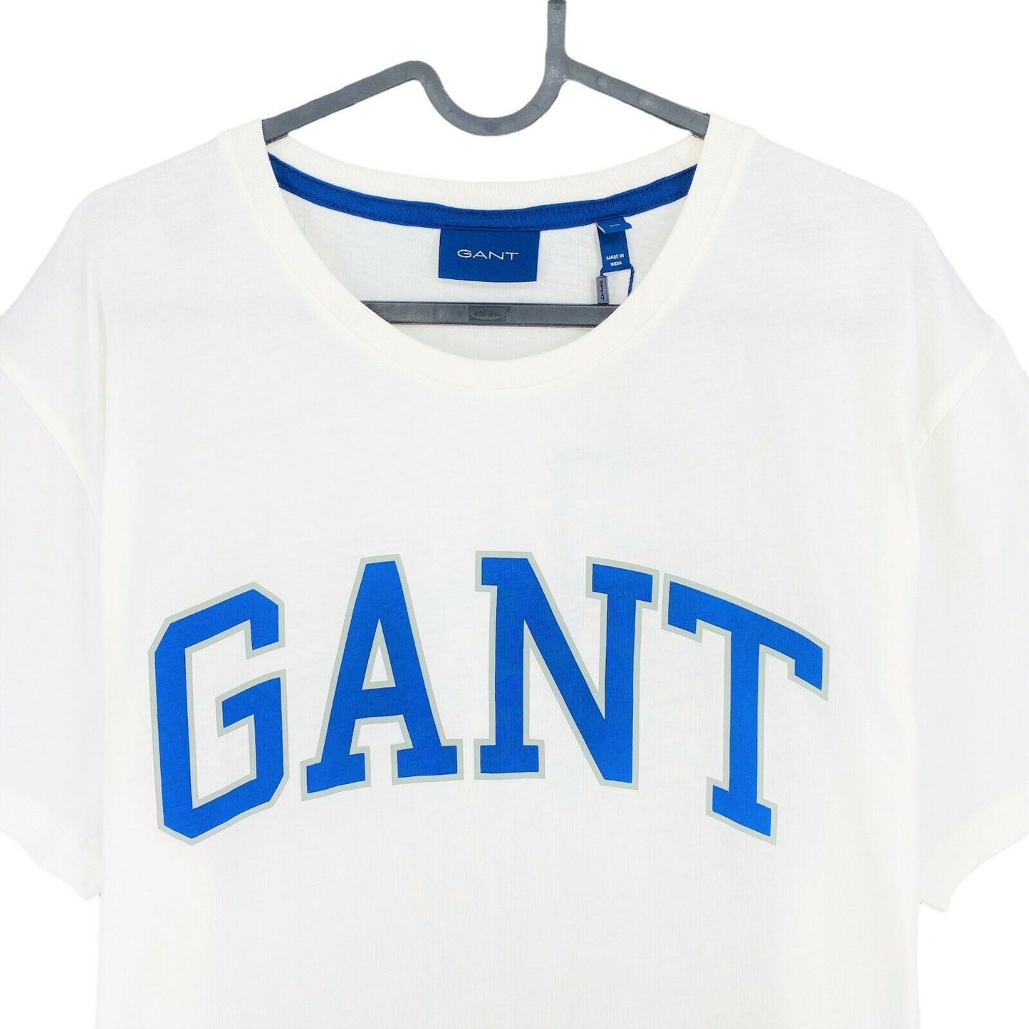 GANT T-Shirt mit Rundhalsausschnitt und weißem Bogenumriss, Größe XL