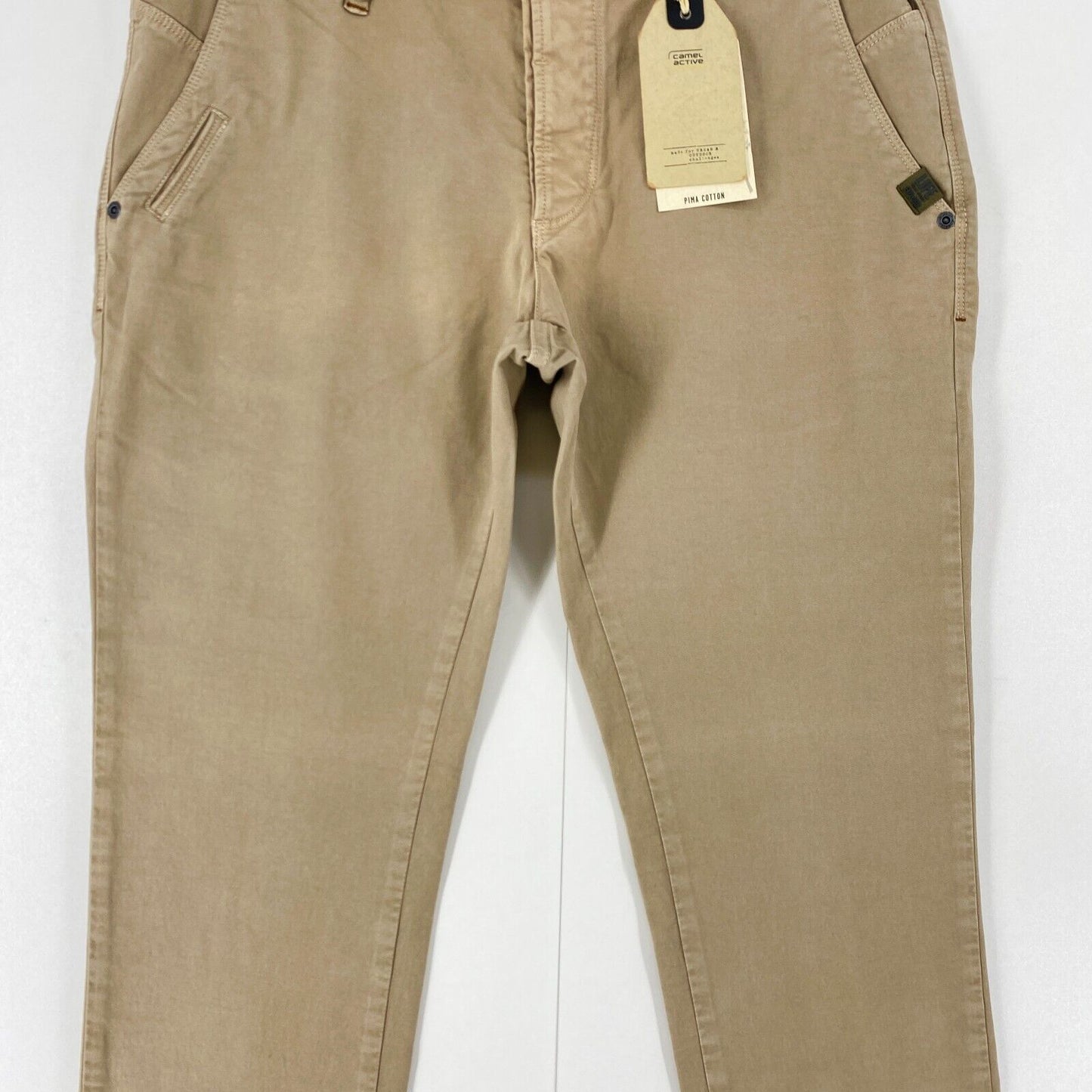 Camel Active Pantalon chino coupe slim moderne MADISON beige W32 L30