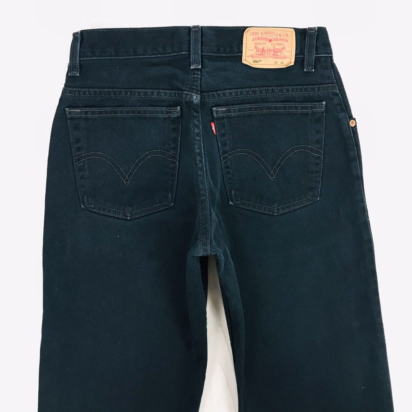 Levi's 550 Boys Dark Grey Relaxed Straight Fit Jeans 9 H / W29 L25