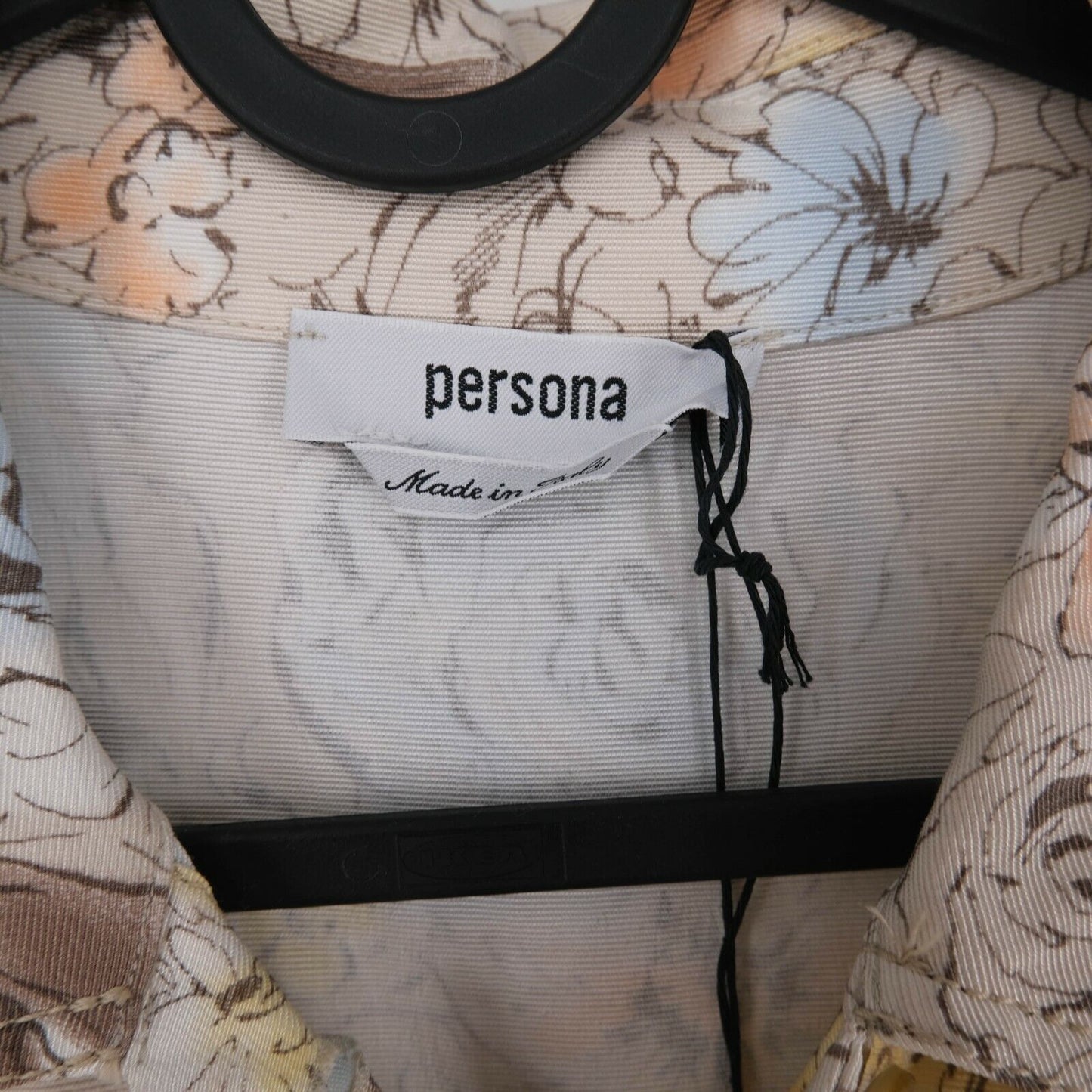 PERSONA White Floral Print Jacket Size EUR 38 UK 10 US 8