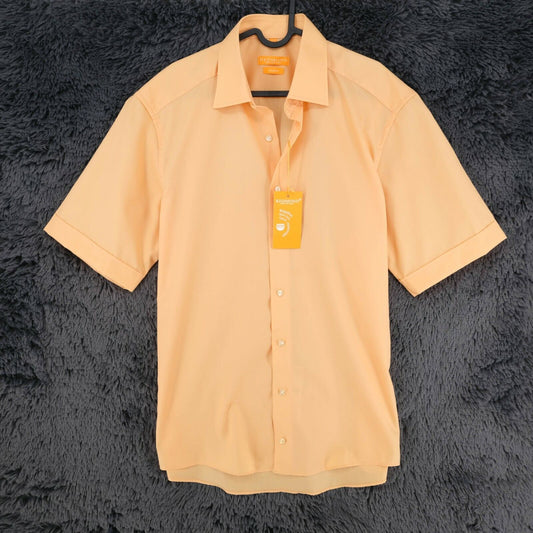 REDMOND Orange Short Sleeves Shirt Size L 41/42