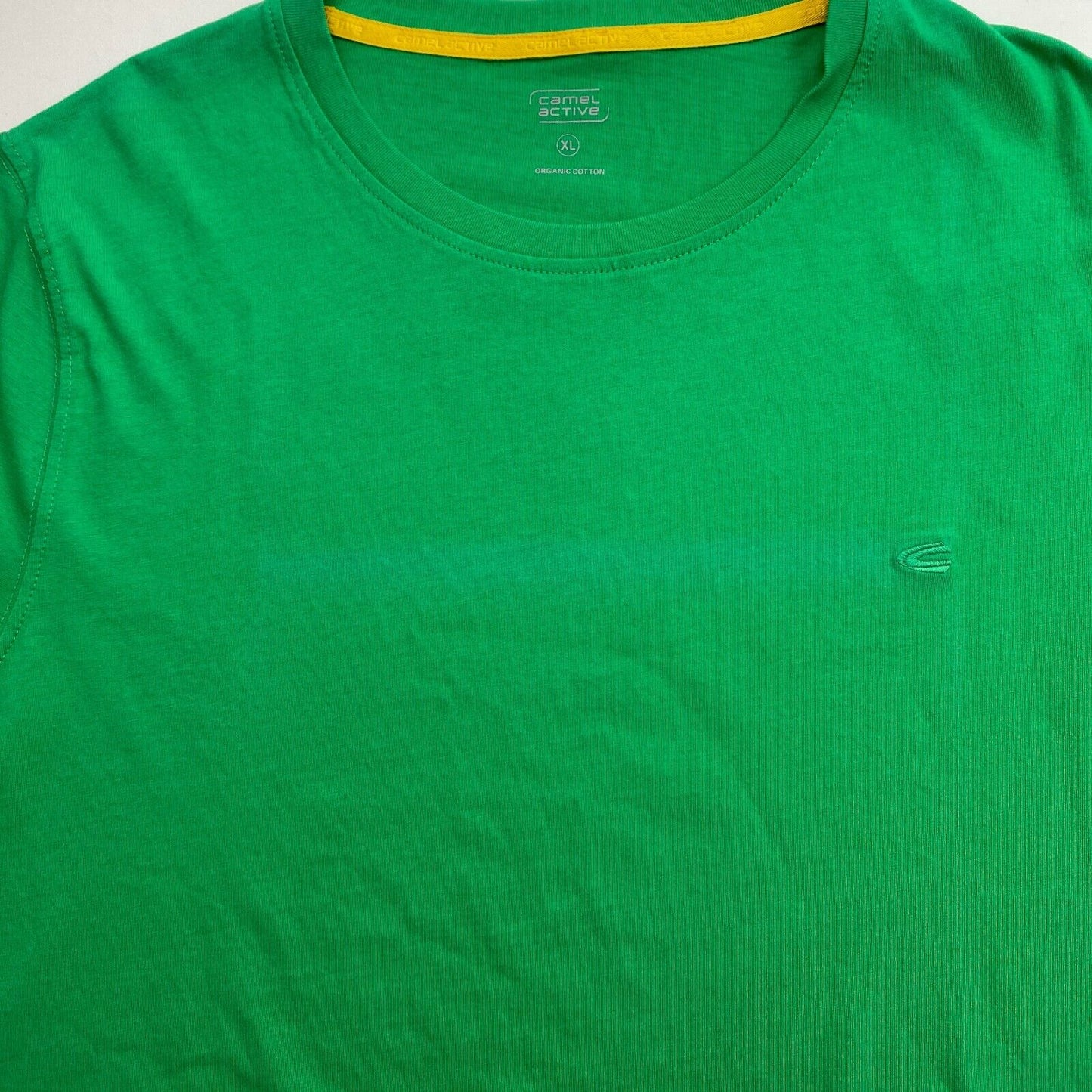 CAMEL ACTIVE Men Green Crew Neck Short Sleeves T Shirt Size XL